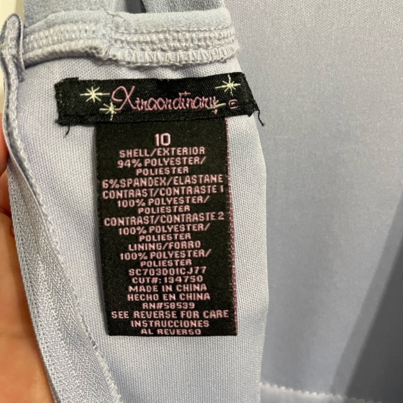 Xtraordinary Dress Blue from Dillards. Worn once and no stains or tears. - Picture 4 of 5
